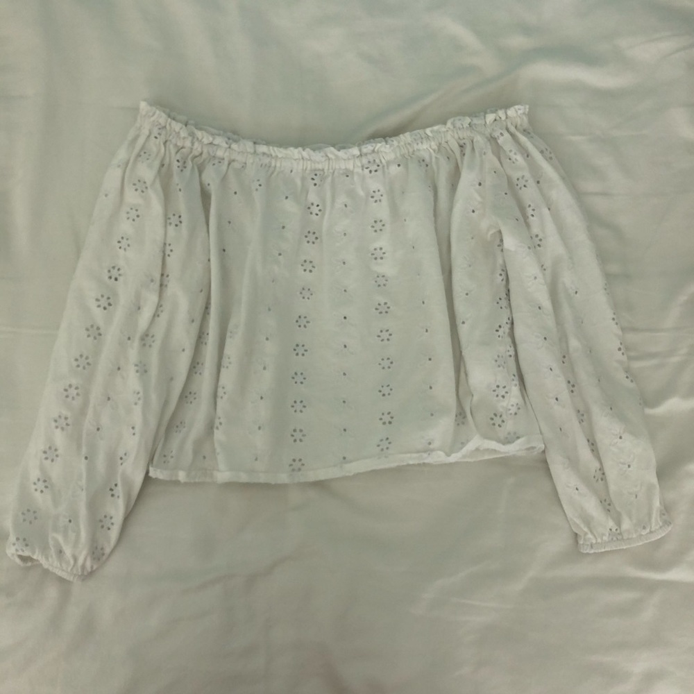 Brandy Melville Long Sleeve off the shoulder top